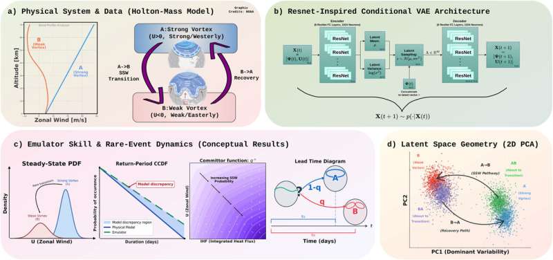 Using machine learning techniques for polar vortex predictions