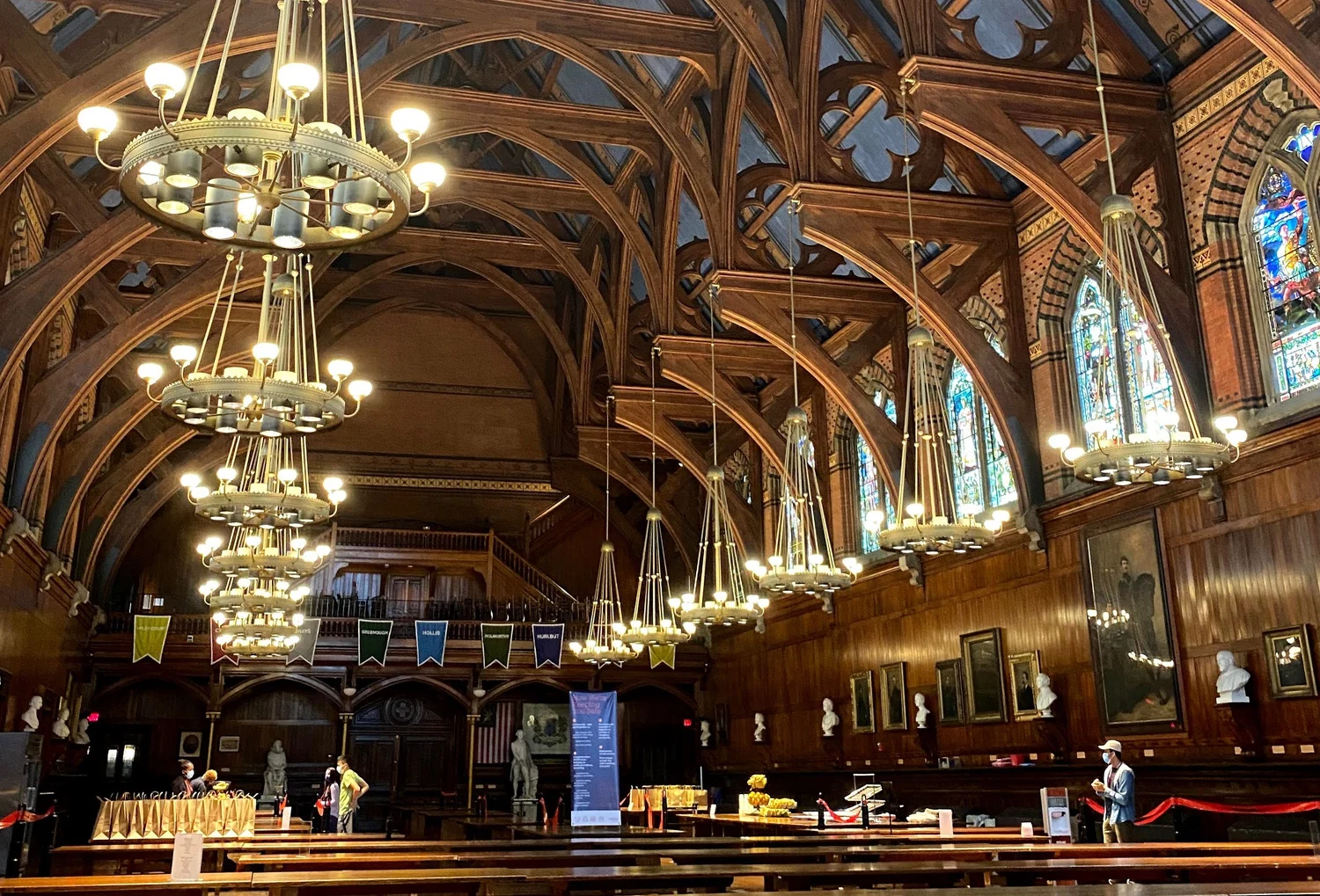 Annenberg Hall is one of the dining halls where Harvard University Dining Services uses Winnow, an AI-powered system to track and reduce food waste.