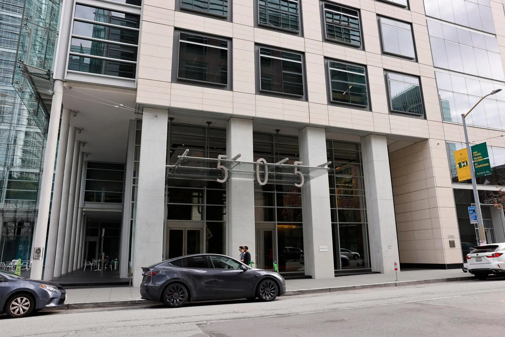 Il quartier generale di Anthropic a San Francisco (foto Ansa-Epa)