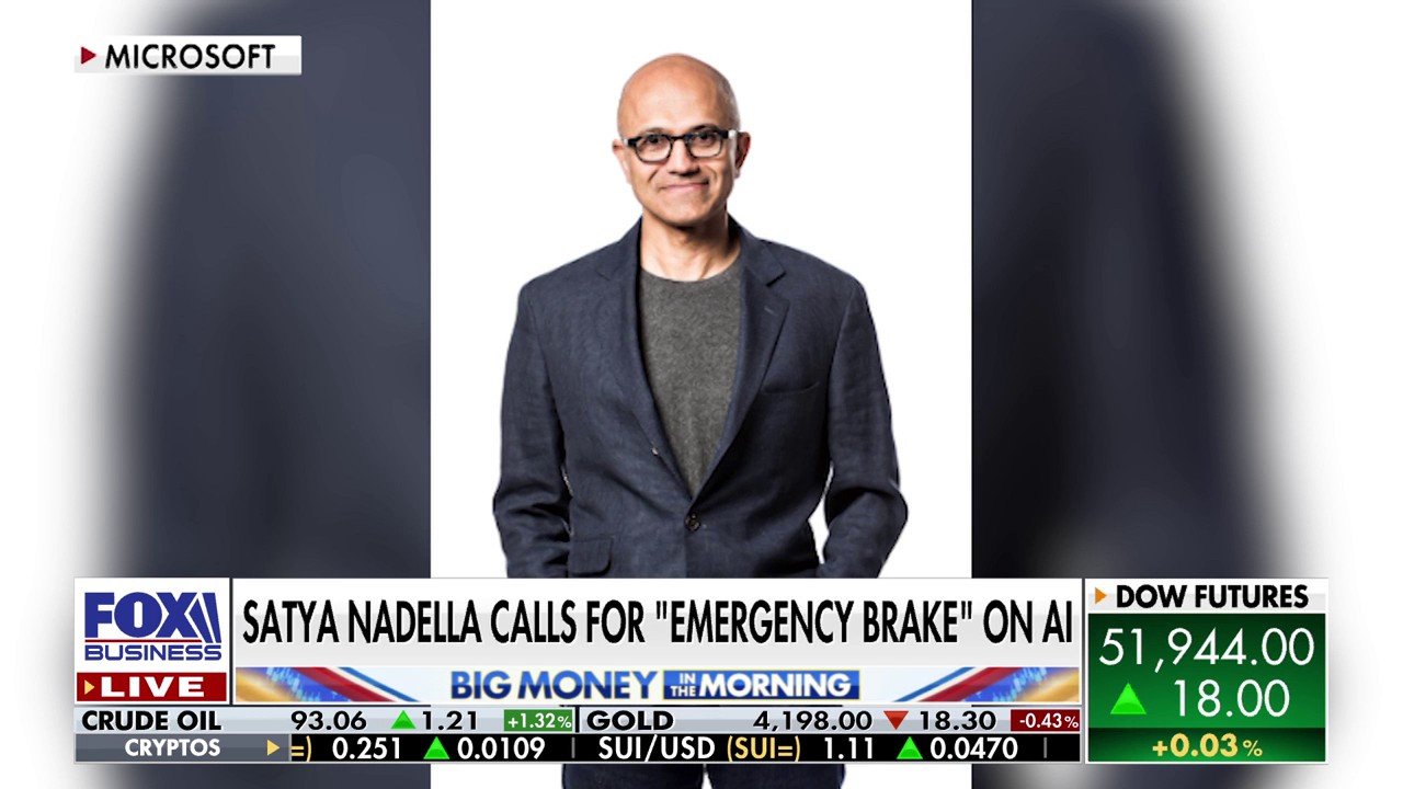 FOX Business correspondent Darren Botelho reports on the calls for 'emergency brake' or 'kill switch' on AI from tech leaders and lawmakers and the 'Big Money in the Morning' panelists weigh in on the calls for safeguards.