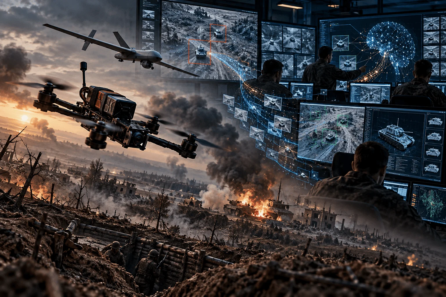 Simulating UAV data mining for real-world AI military training.