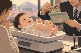 "We'll Deposit Cash Equal to Your Baby's Weight"... Japanese Bank Offers Money When You Open a Baby Account