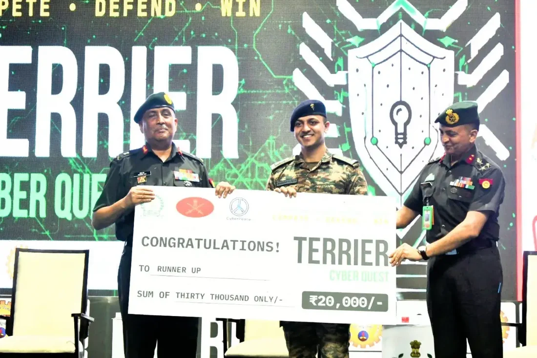 Captain Shubham Kumar Wins Runner-Up Spot at Indian Army Terrier Cyberquest 2026 for RAKSHA.AI