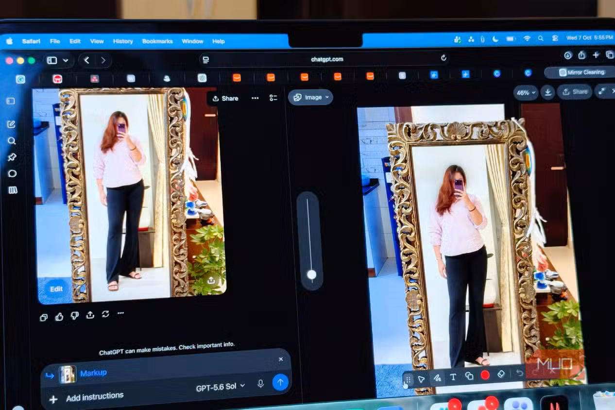 Add instructions to edit image on ChatGPT