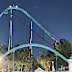A roller coaster is shown at Six Flags over Georgia on Monday, Oct. 12, 2026