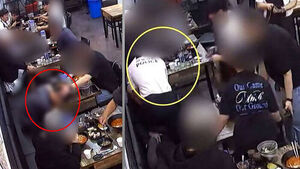 Police Officers Save Man Who Collapsed at Jjamppong Restaurant