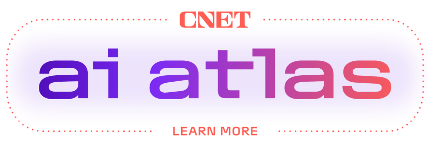 CNET AI Atlas badge; click to see more