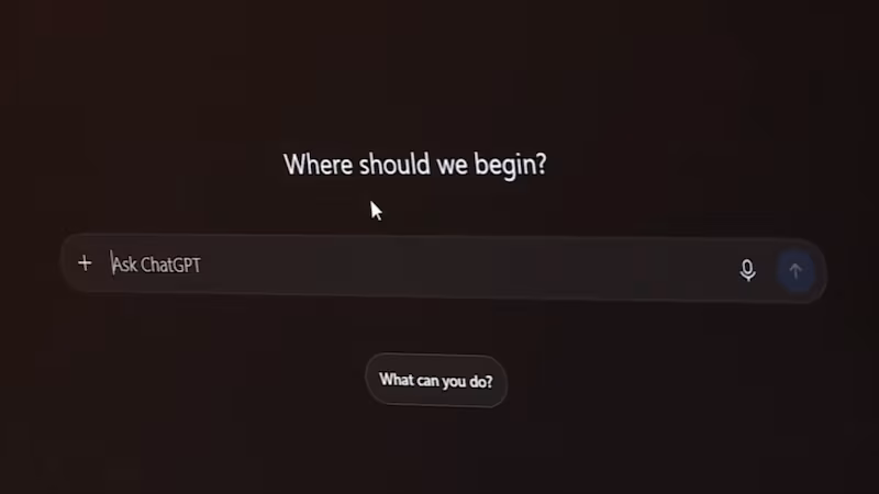 An AI searchbar