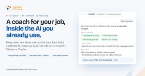 A coach for your job, inside the AI you already use
