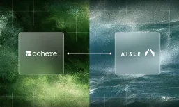 Cohere and AISLE logos