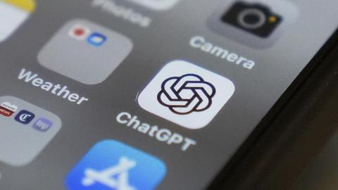 Chat GPT app icon is seen on a smartphone screen, Monday, Aug. 4, 2025, in Chicago. (AP Photo/Kiichiro Sato)