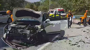 SUV Crosses Center Line and Crashes Into Motorcycles... One Rider Dead