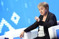 International Monetary Fund chief Kristalina Georgieva says the bigger question now is how to create guardrails for a technology that is evolving so rapidly.