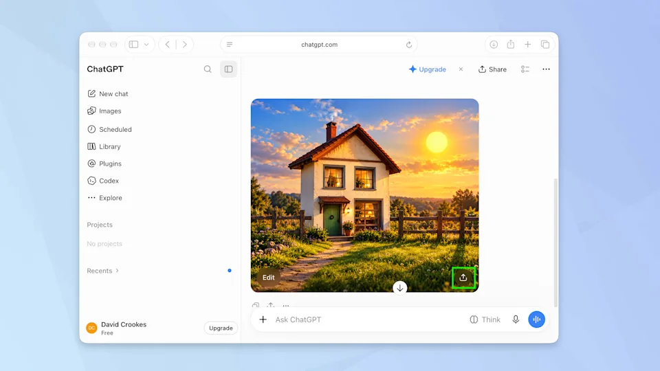 Use ChatGPT to turn sketches into photos