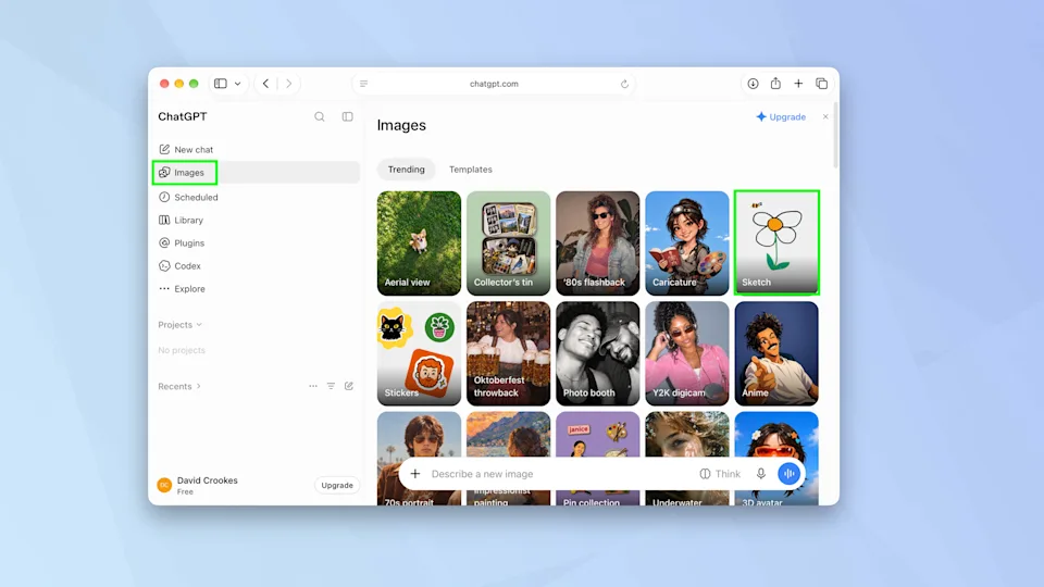 Use ChatGPT to turn sketches into photos