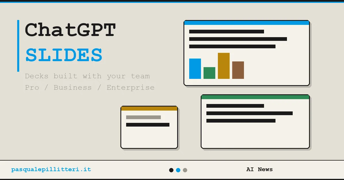 ChatGPT Slides؛ ابزار ارائه‌سازی مشارکتی OpenAI برای کاربران Pro، Business و Enterprise