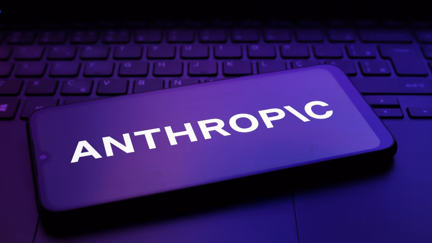 Anthropic Logo on a mobile screen