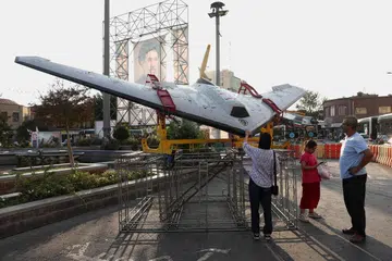 A drone in Teheran, Iran. The possibility of a global recession depends on how long the US-Iran war lasts, how much damage is done and how high energy prices rise.