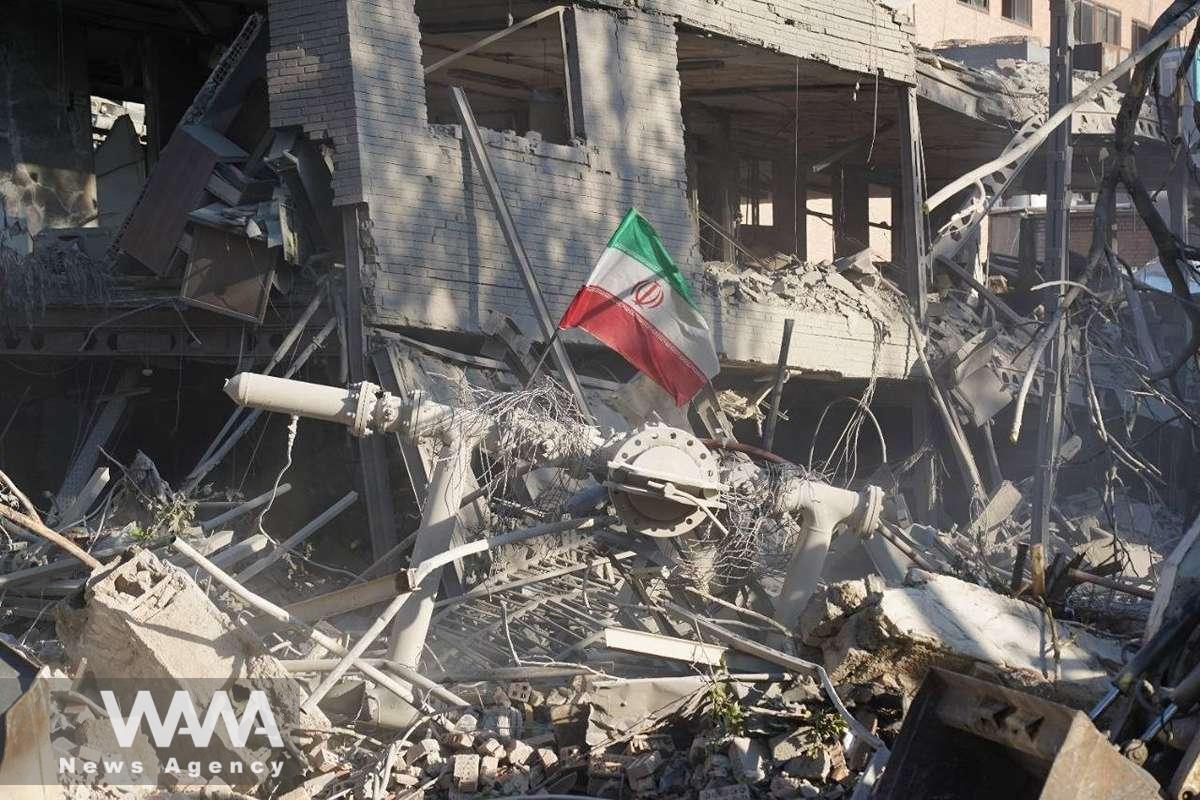 Sharif University Sustains Damage Following U.S.-Israeli Attack on Apr 06, 2026. Social media/ WANA News Agency