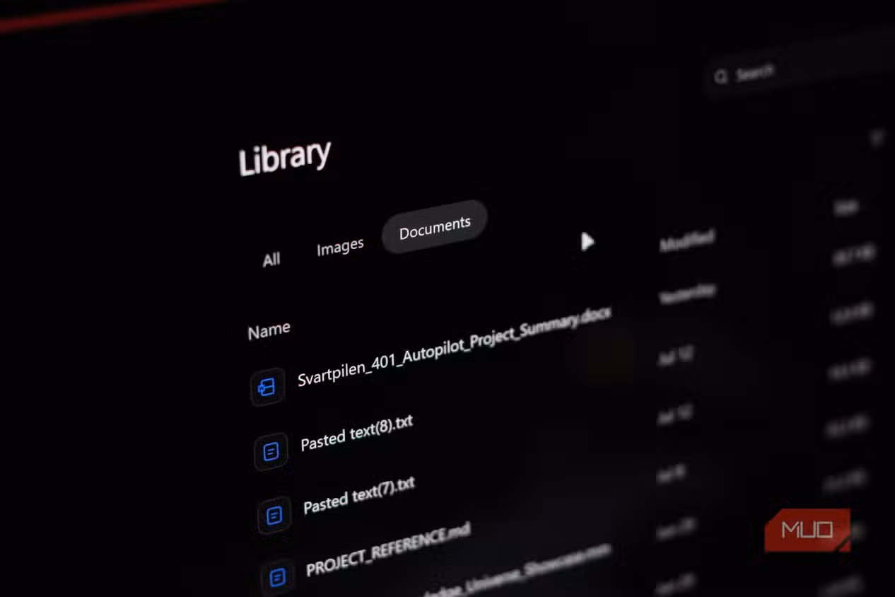 ChatGPT document library