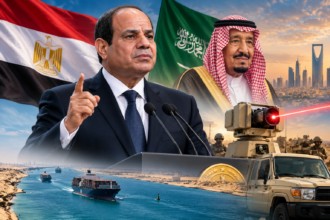 Egypt will change in 2030, vows defense of Saudi Arabia, and unveils new laser defense system